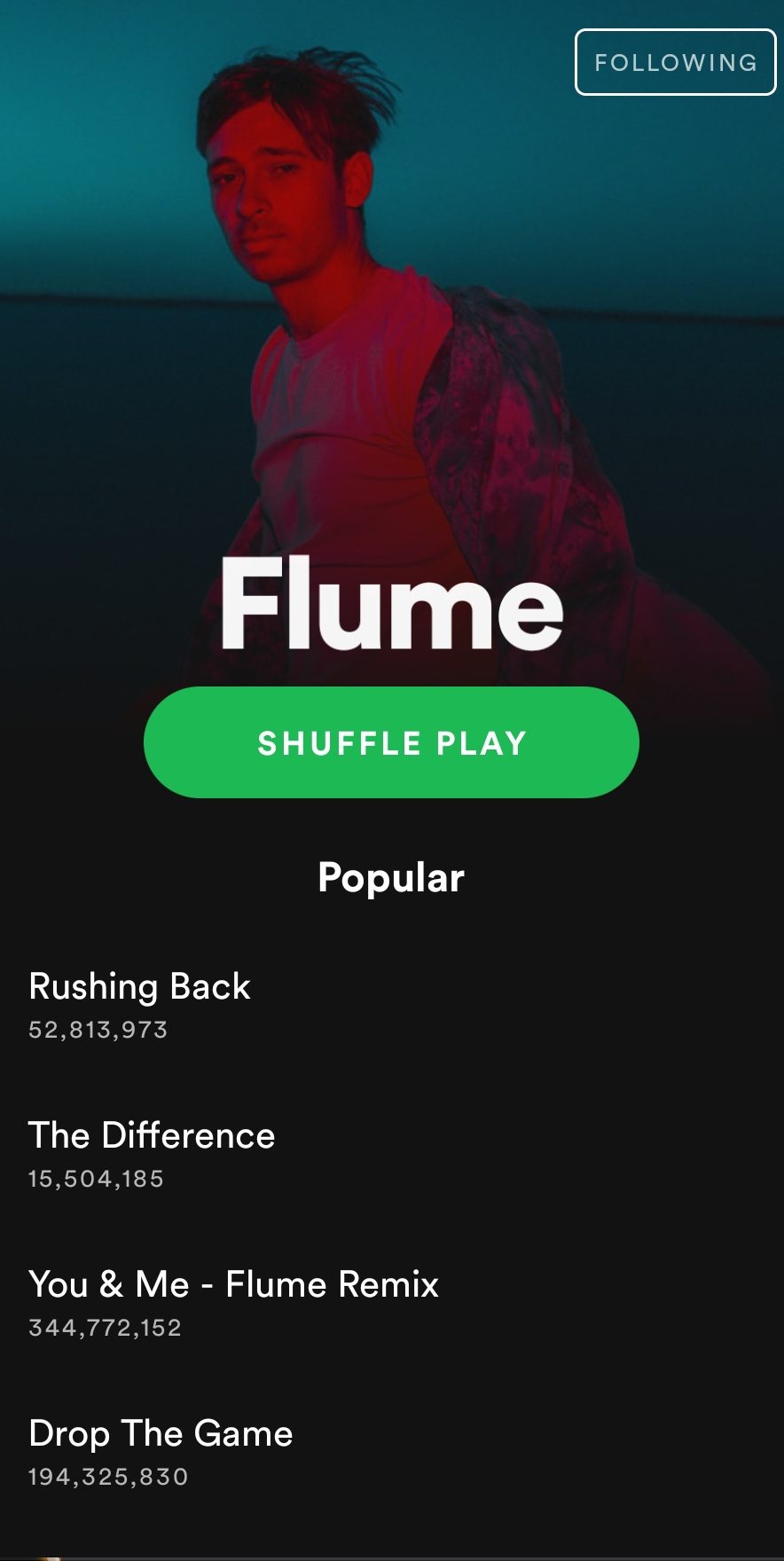 Posłuchaj australijskiego zespołu - Flume na Spotify