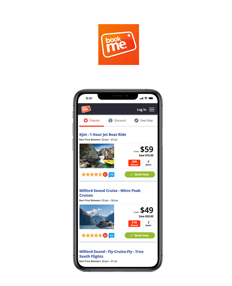 Book Me - aplikacja na roadtrip po Australii i Nowej Zelandii