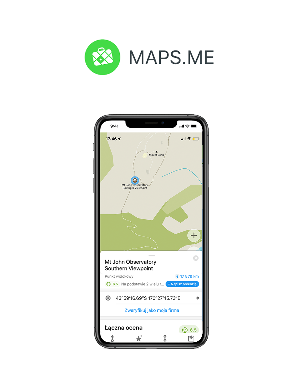 Maps Me - aplikacja na podróż bez planu do Australii i Nowej Zelandii